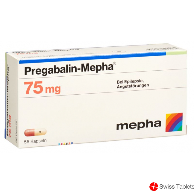 Pregabalin Mepha Kaps 75 mg 56 pcs
