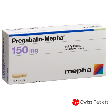 Pregabalin Mepha Kaps 150 mg 56 pcs