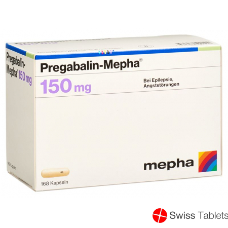 Pregabalin Mepha Kaps 150 mg 168 pcs