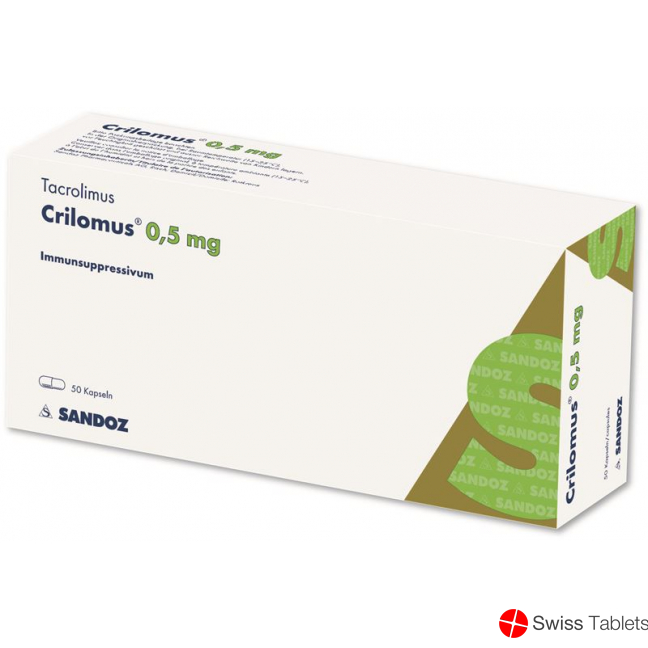 Crilomus Kaps 0.5 mg 50 pcs