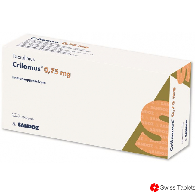 Crilomus Kapseln 0.75mg 50 Stück buy online
