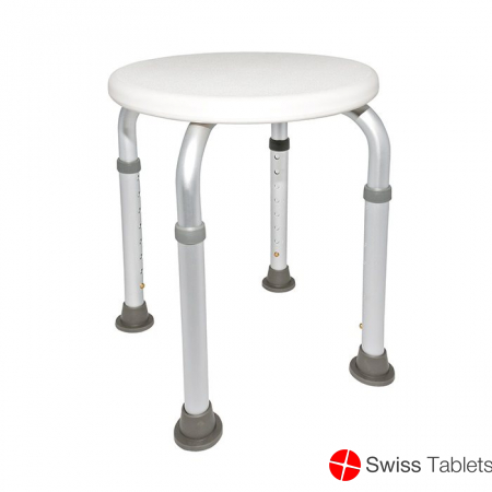 Sundo Duschocker Rund Weiss Hoehenverstellbar buy online