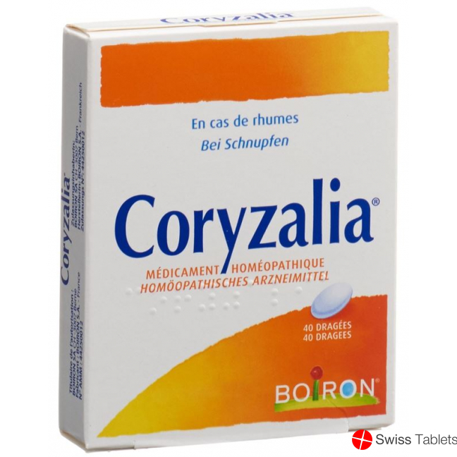 Coryzalia Boiron Dragees 40 Stück buy online