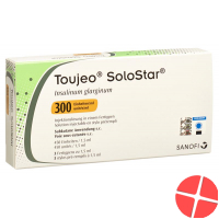 Toujeo SoloStar 300 U/ml 3 x 1.5 ml injection pen
