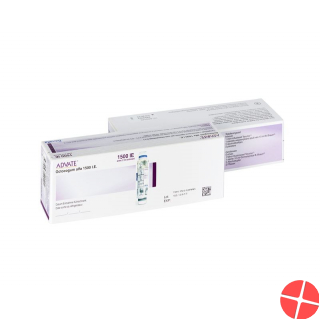Advate Trockensub 1500 IU with solvent 2 ml Durchstf