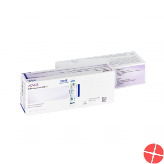 Advate Trockensub 250 IU with 2 ml solvent Durchstf