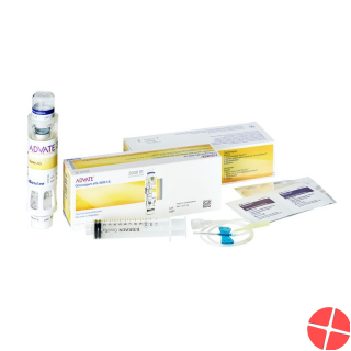 Advate Trockensub 3000 IU solvent with 5 ml Durchstf