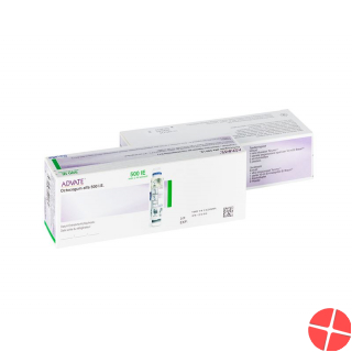 Advate Trockensub 500 IU with 2 ml solvent Durchstf