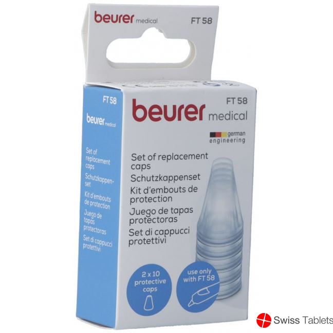 Beurer Schutzkappenset Zu Ft 58 20 Stück buy online