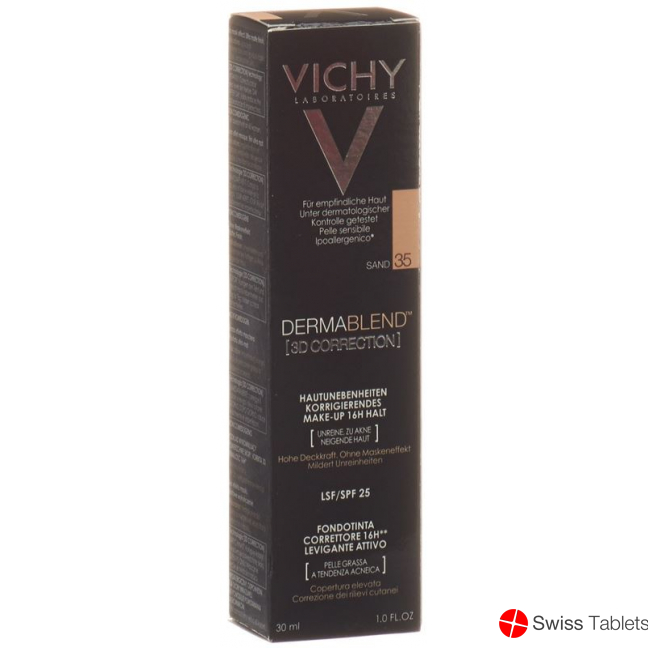 Vichy Dermablend 3D Correction 35 Sand 30ml buy online