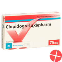 Clopidogrel Axapharm Filmtabletten 75mg 28 Stück