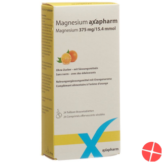 Magnesium Axapharm Brausetabl 375 mg 24 pcs