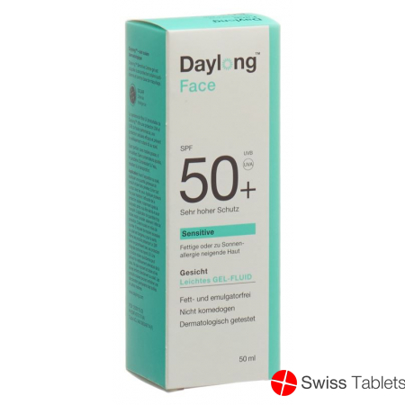 Daylong Sensitive Face cream gel / fluid SPF50 + Tb 50 ml