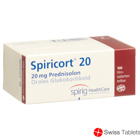 Spiricort Filmtabl 20 mg 100 pcs