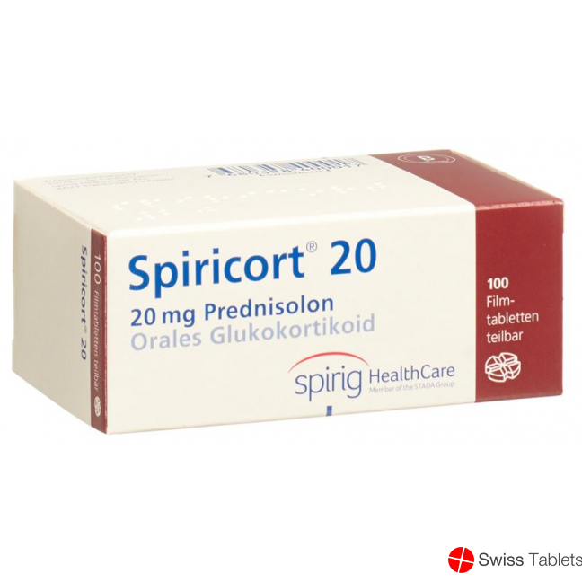 Spiricort Filmtabl 20 mg 100 pcs