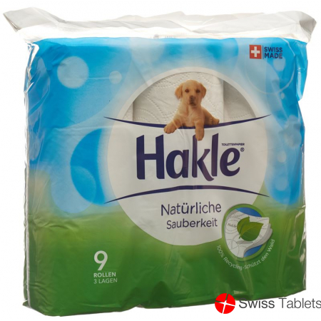 Hakle Natural cleanliness of toilet paper FSC 9 units