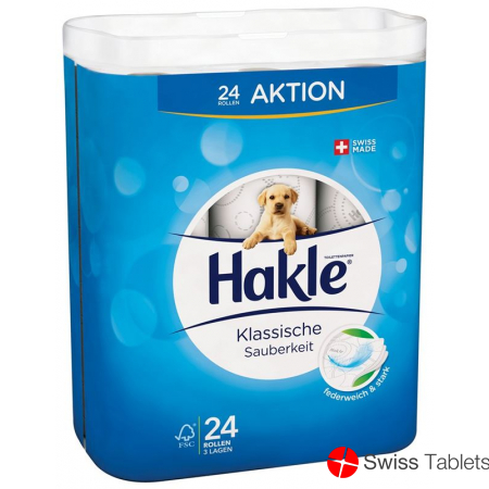 Hakle Klassische Sauberkeit Weiss FSC 24 Stück buy online Hakle Klassische Sauberkeit Weiss FSC 24 Stück buy online