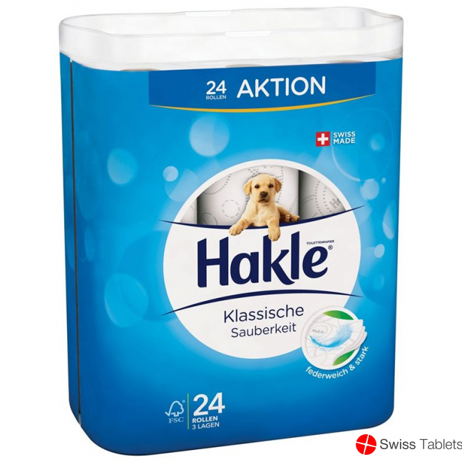 Hakle Klassische Sauberkeit Weiss FSC 24 Stück buy online Hakle Klassische Sauberkeit Weiss FSC 24 Stück buy online