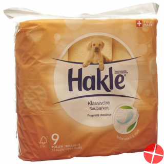 Hakle Classic cleanliness of toilet paper orange FSC 9 units