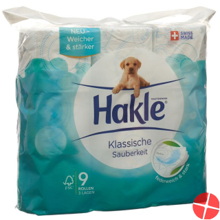 Hakle Classic cleanliness of toilet paper blue FSC 9 units