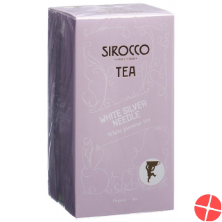 Sirocco 20 pieces teabags white silver needle