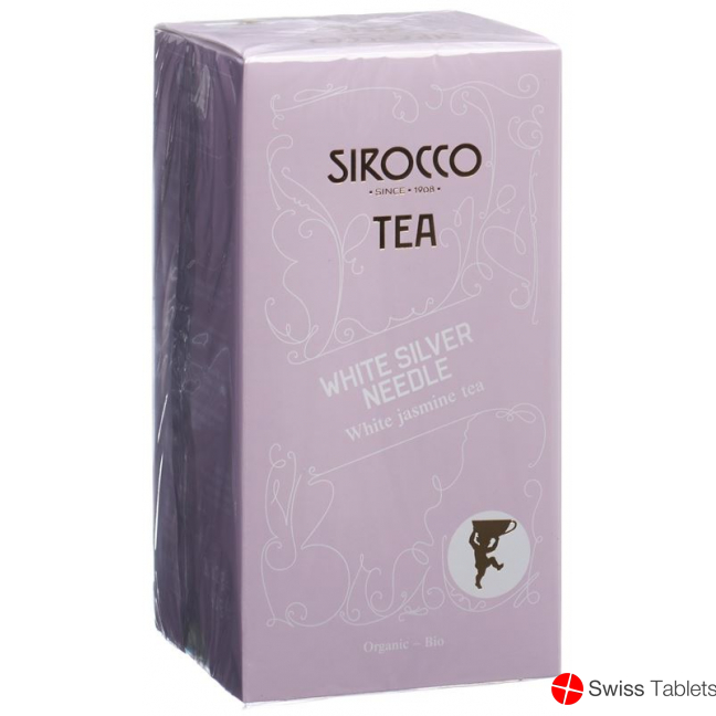 Sirocco 20 pieces teabags white silver needle