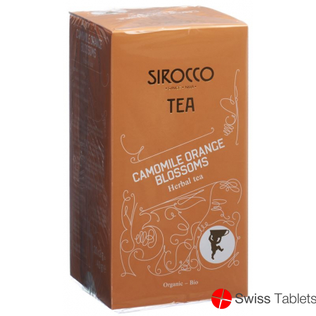 Sirocco tea bags Camomile Orange Blossoms 20 pcs