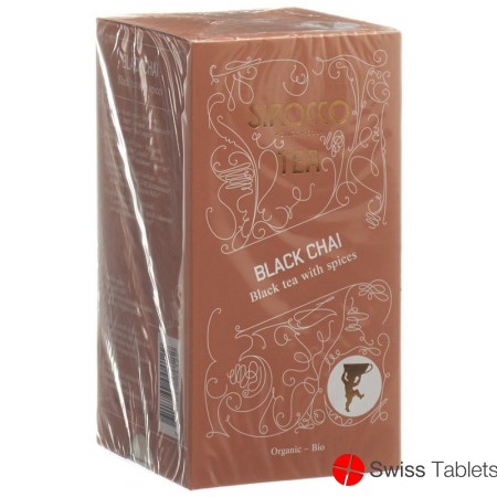 Sirocco Black Chai tea bags 20 pcs