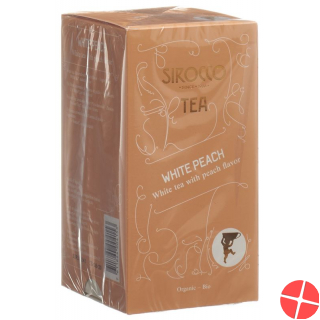 Sirocco 20 white peach teabags