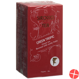 Sirocco 20 green tropic teabags