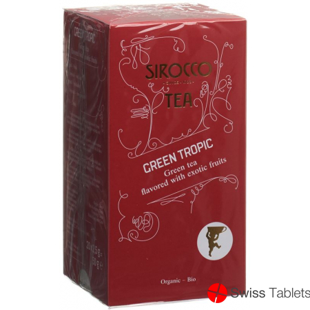 Sirocco 20 green tropic teabags