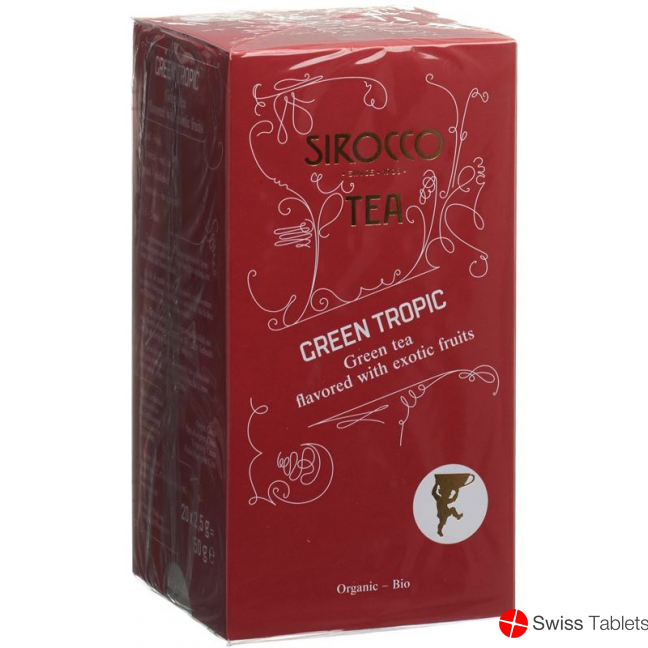 Sirocco 20 green tropic teabags