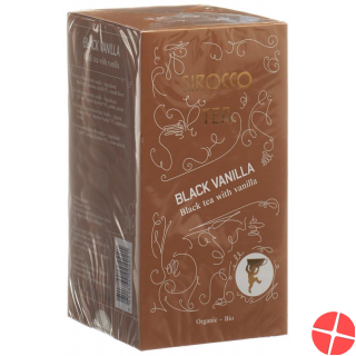 Sirocco Black Vanilla Tea Bags 20 pcs