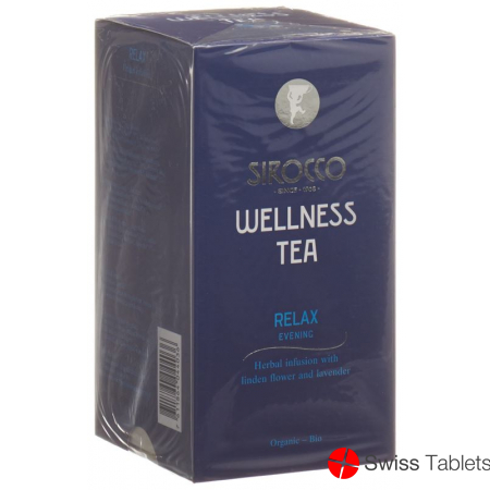 Sirocco 20 pcs tea bags relax
