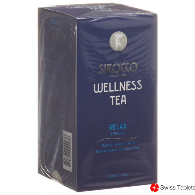 Sirocco 20 pcs tea bags relax