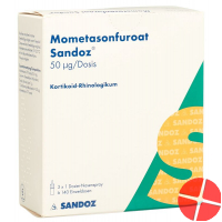 Mometasone furoate nasal spray 50 mcg Sandoz 3 Dosierspr 140 Dos