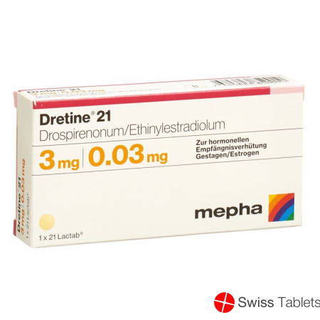 Dretine 21 Lactab 21 pcs