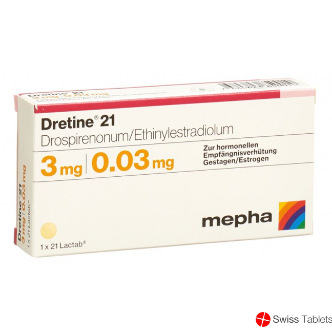 Dretine 21 Lactab 21 pcs