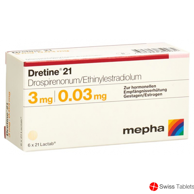 Dretine 21 Lactab 6 x 21 pcs