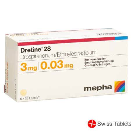 Dretine 28 Lactab 6 x 28 pcs