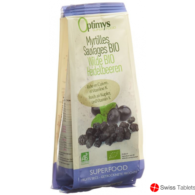Optimys blueberries wild Bio 180 g