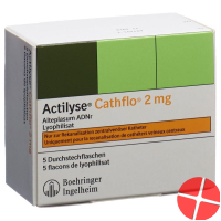 Actilyse Cathflo Trockensub 2 mg Durchstf 5 pcs
