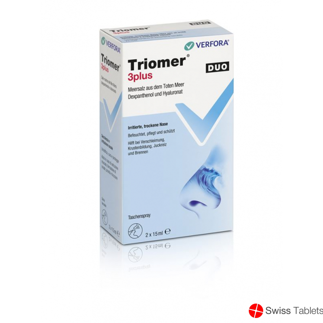 Triomer 3 Plus By Nasmer Nasenspray Duo 2x 15ml buy online