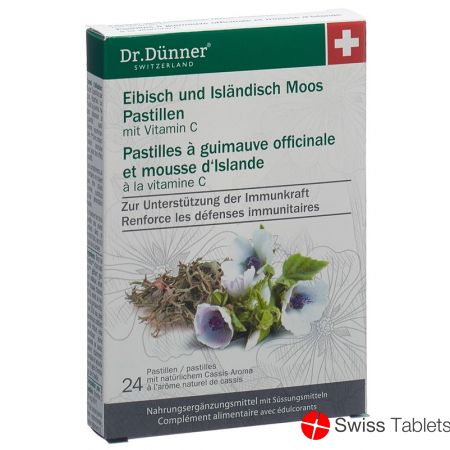 Dr. Dünner Icelandic Moss Pastilles 24 Capsules buy online