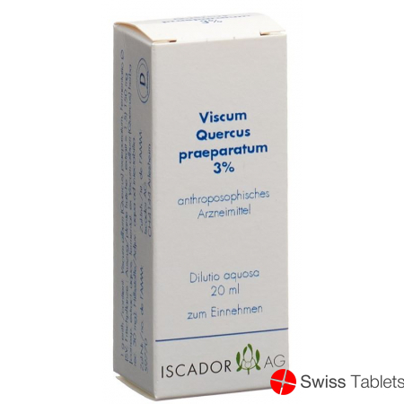 Iscador Viscum Quercus Praeparatum 3% Dilutio aquosa 20 ml