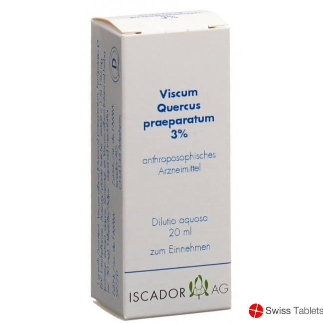 Iscador Viscum Quercus Praeparatum 3% Dilutio aquosa 20 ml