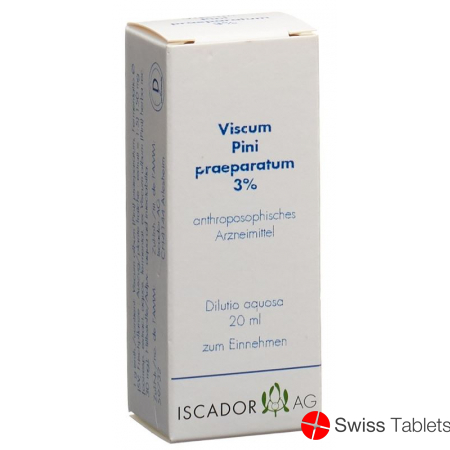 Iscador Viscum Pini Praeparatum 3% Dilutio aquosa 20 ml