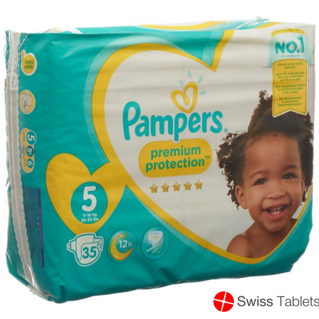 Pampers Premium Protection Gr5 11-16kg Junior Sparpackung 35 pcs