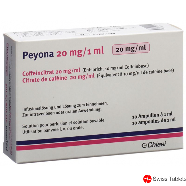 Peyona Lös 20 mg / 1ml 10 Amp 1 ml