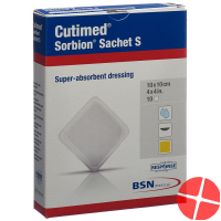 Cutimed Sorbion Sachet S 10x10cm 10 Stück